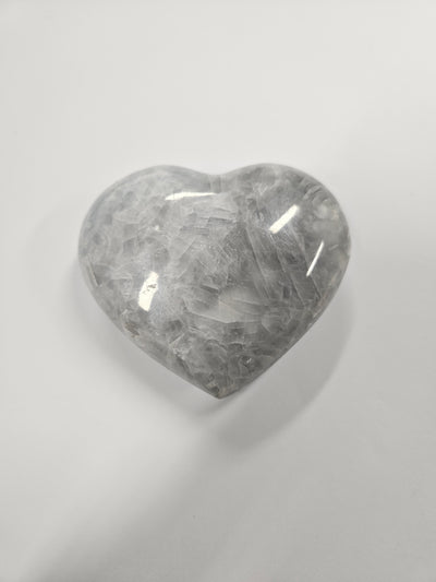 Blue Calcite Heart #2