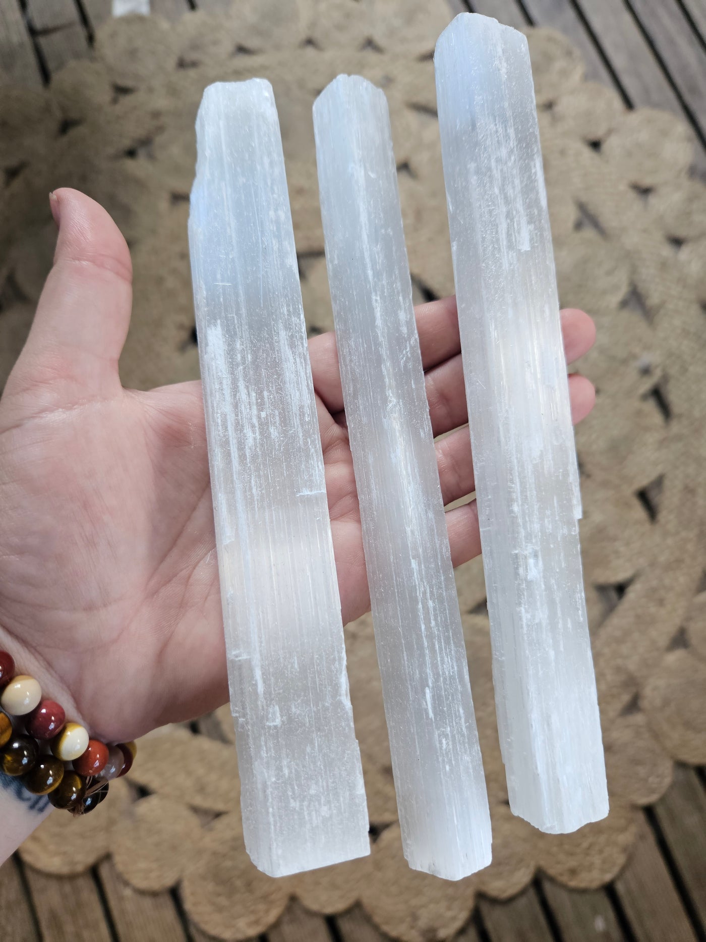 Selenite Rod Large