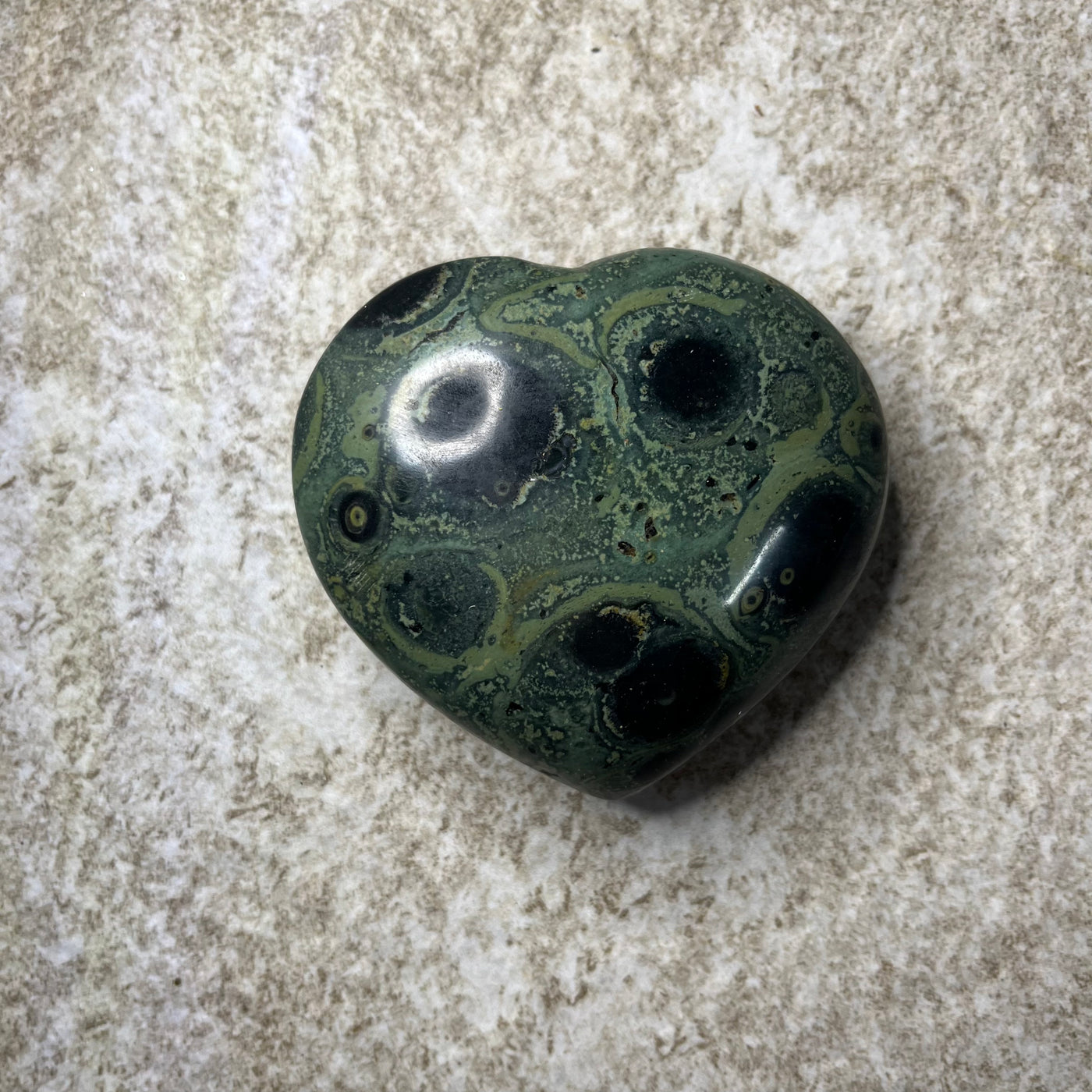 Kambaba Jasper Heart #3