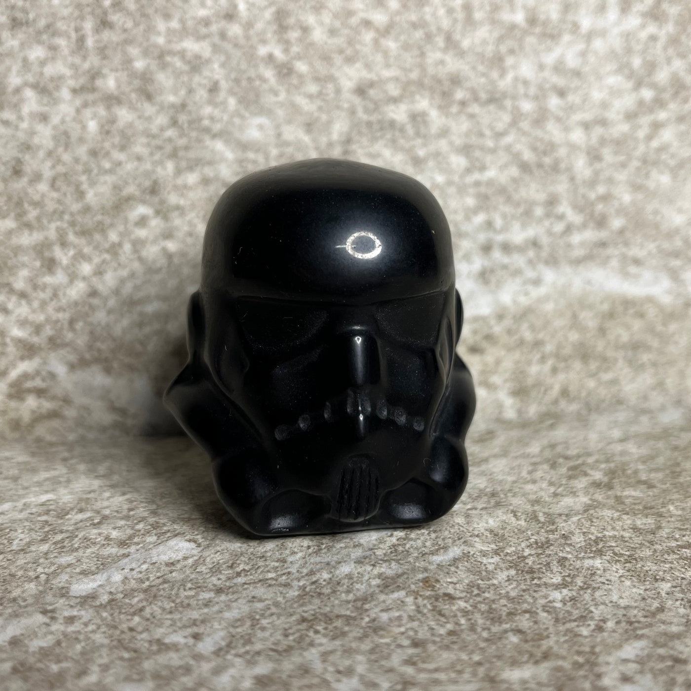 Black Obsidian Stormtrooper Head