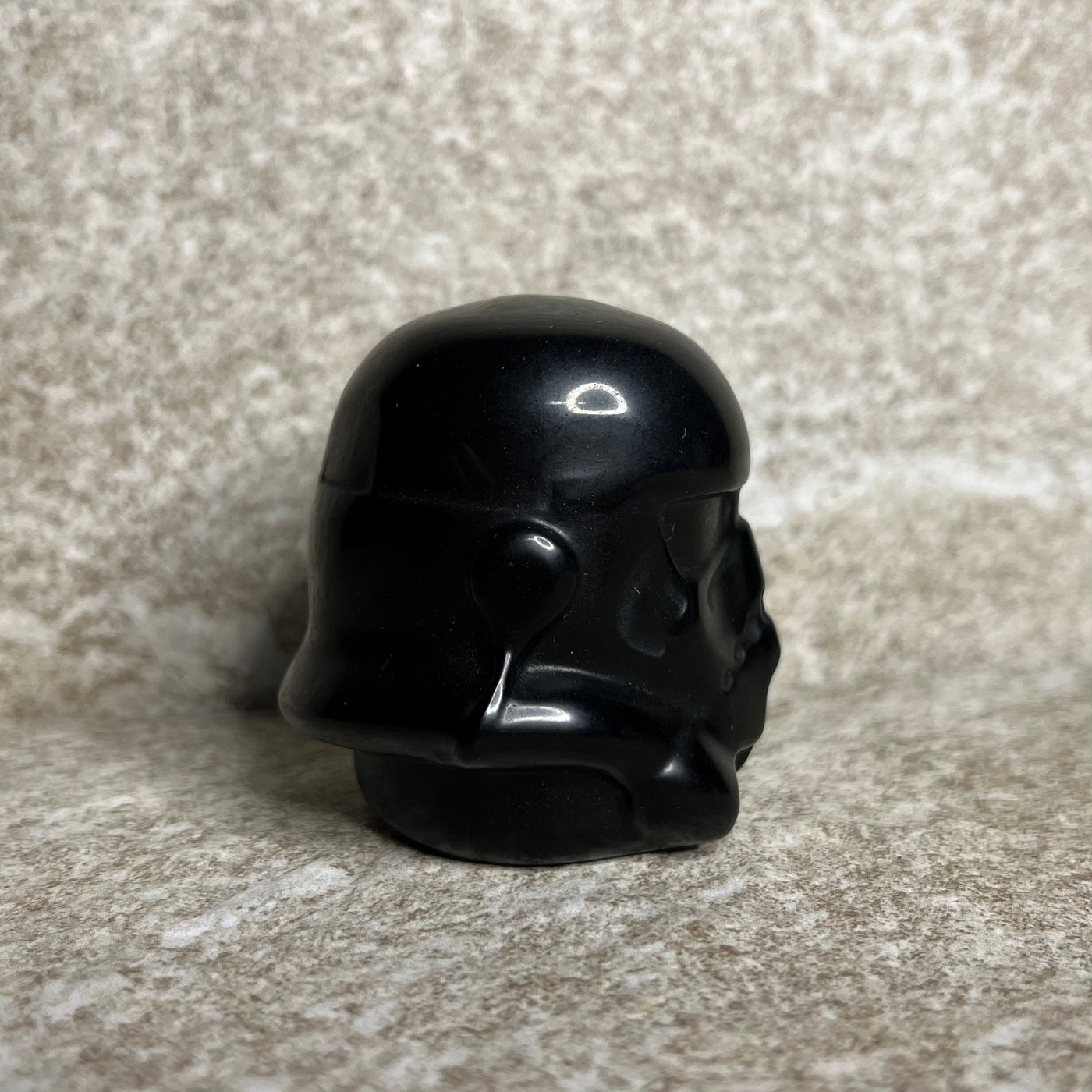 Black Obsidian Stormtrooper Head