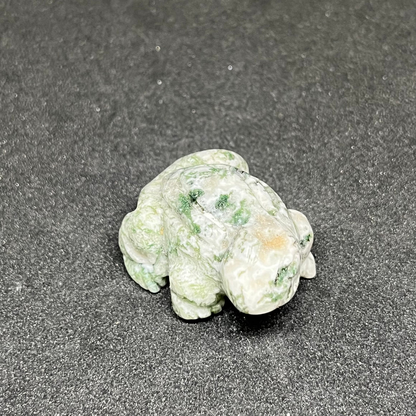 Moss Agate Frog