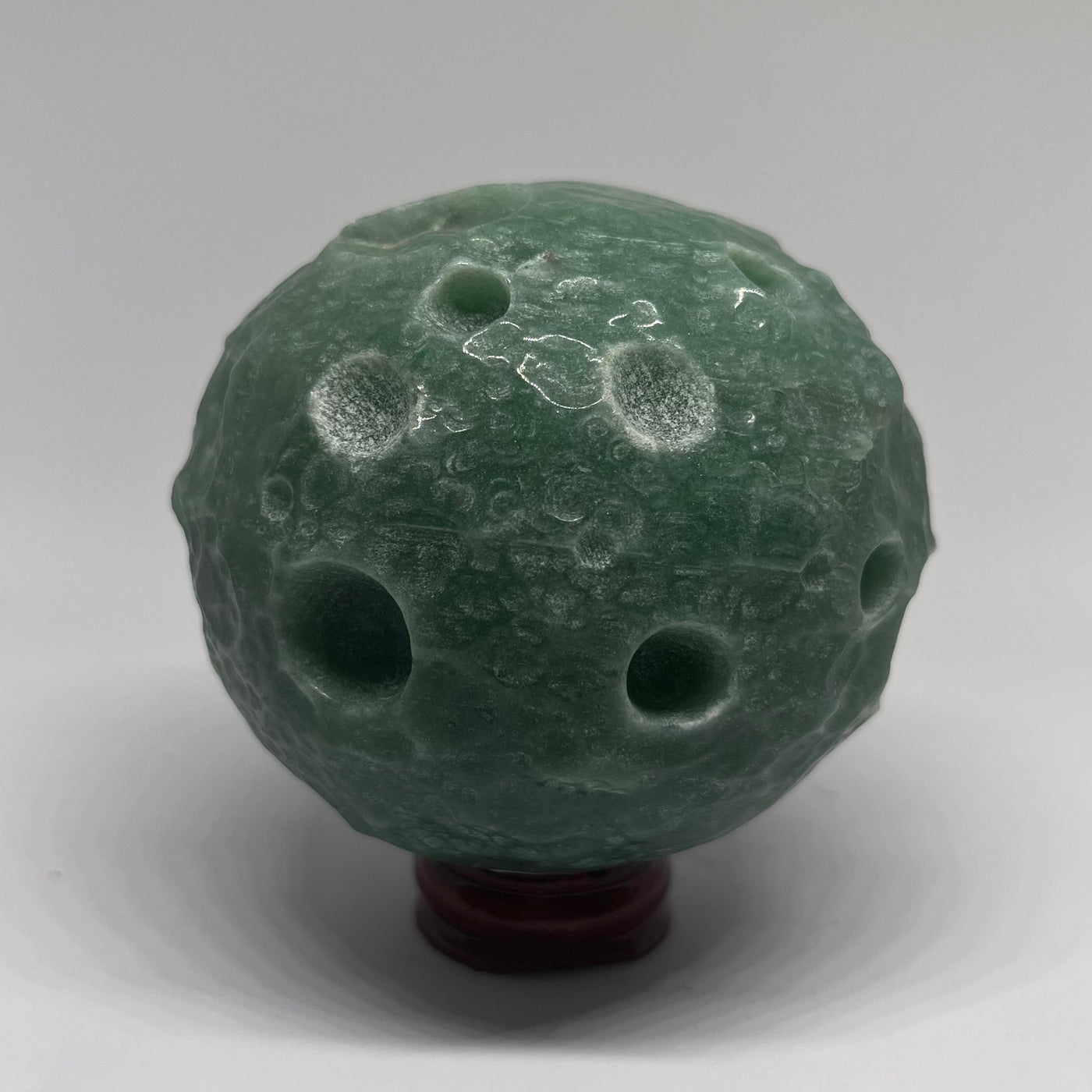 Green Aventurine 3D Moon