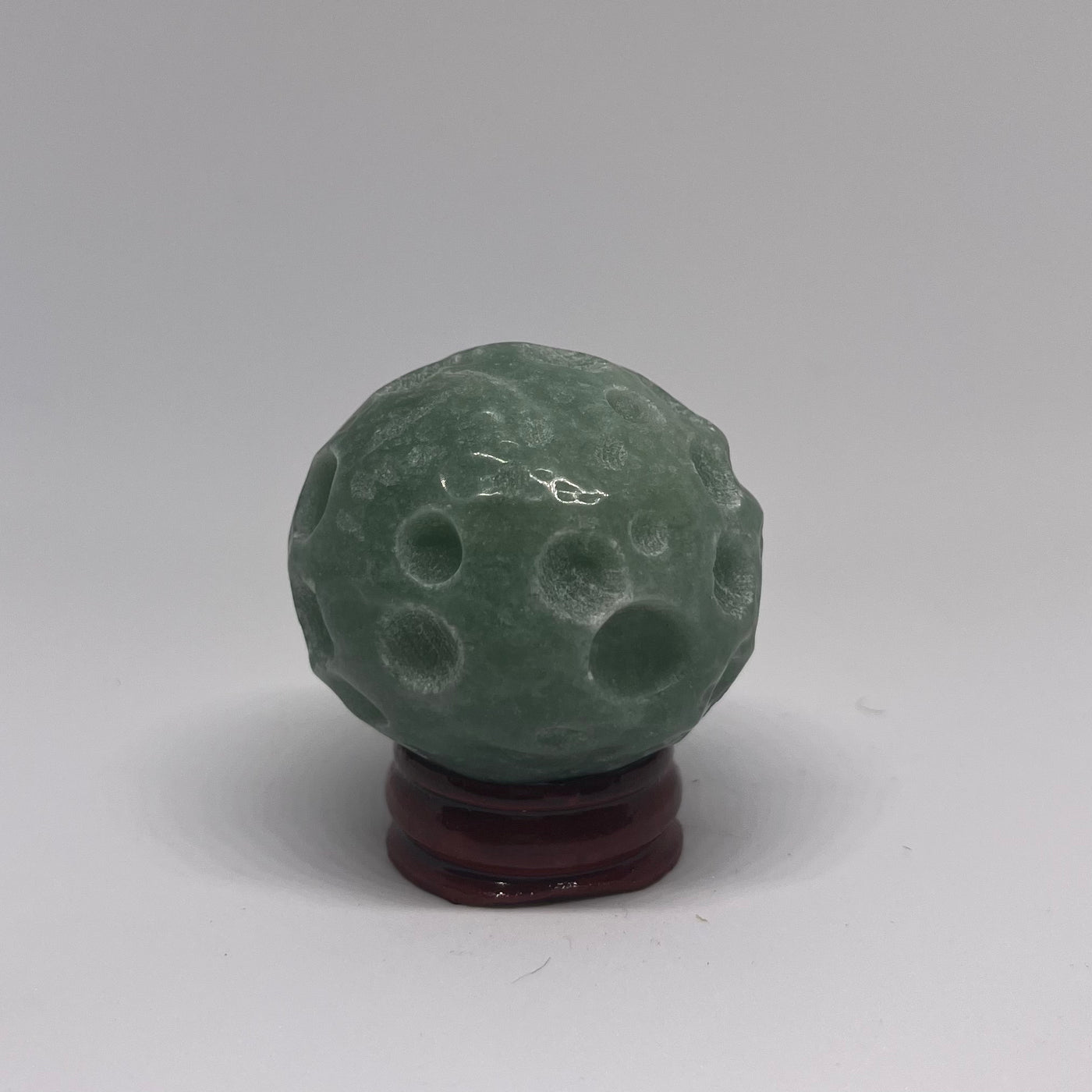 Green Aventurine Small 3D Moon