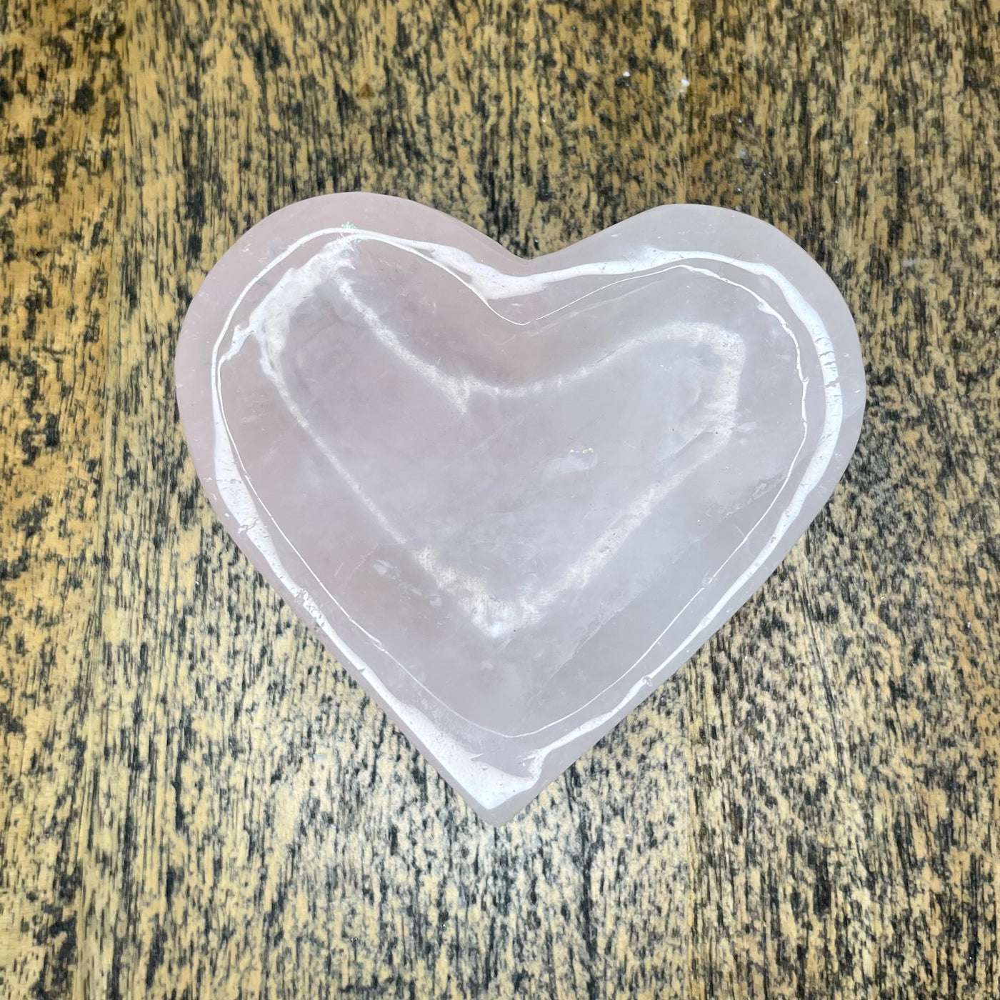 Rose Quartz Heart Bowl