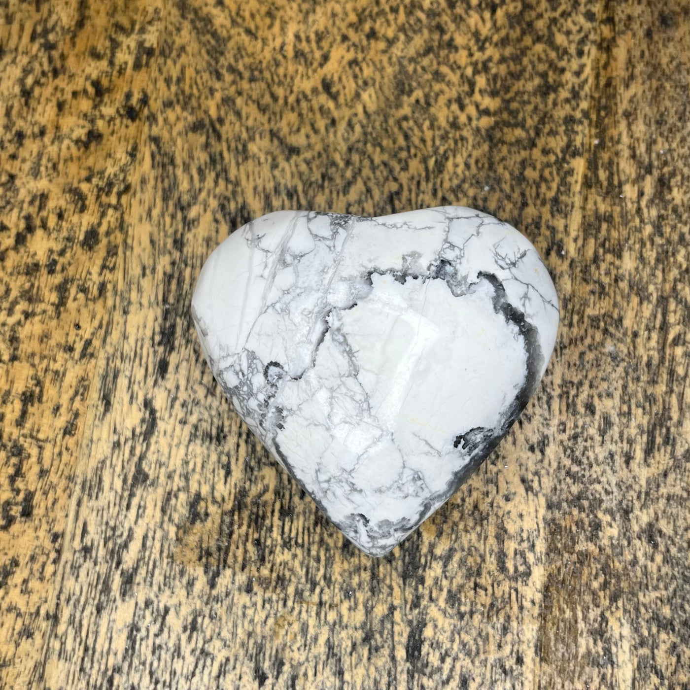 Howlite Heart #1