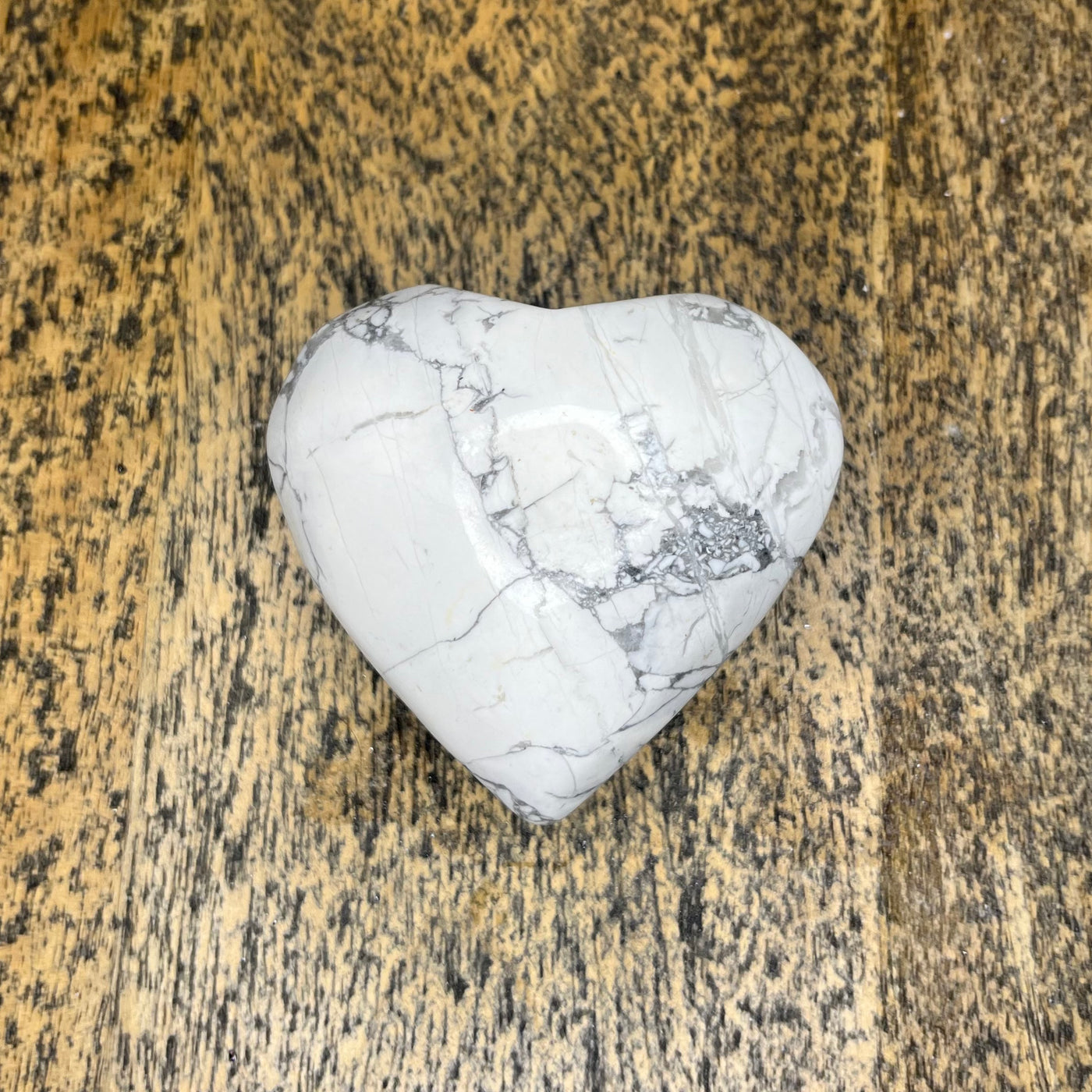 Howlite Heart #1