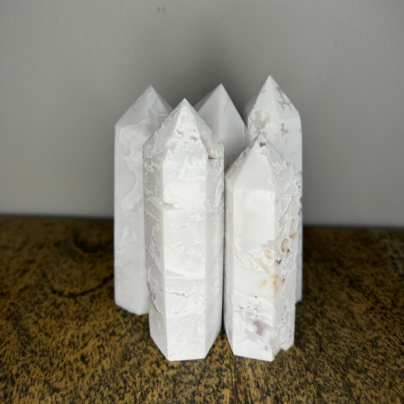 White Feather Agate Tower